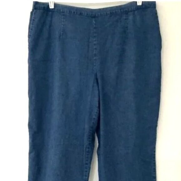 ALFRED DUNNER PLUS ELASTIC PULL ON DENIM JEANS 22W - Picture 7 of 9